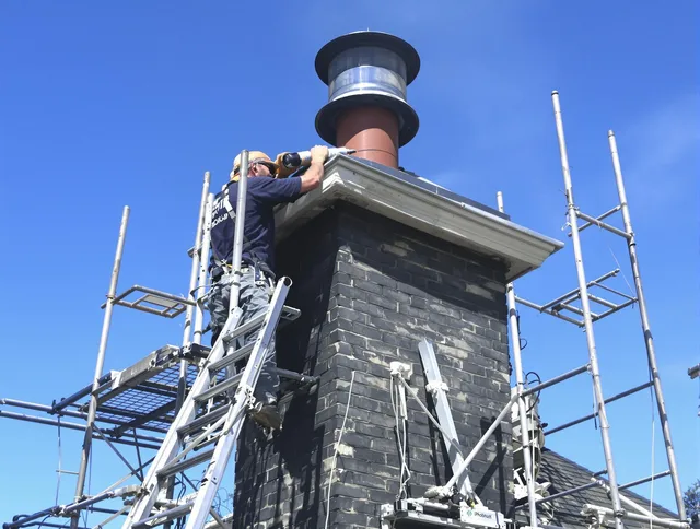 Sturdy chimney crown finished by Pickerington Chimney Sweep in Pickerington, OH