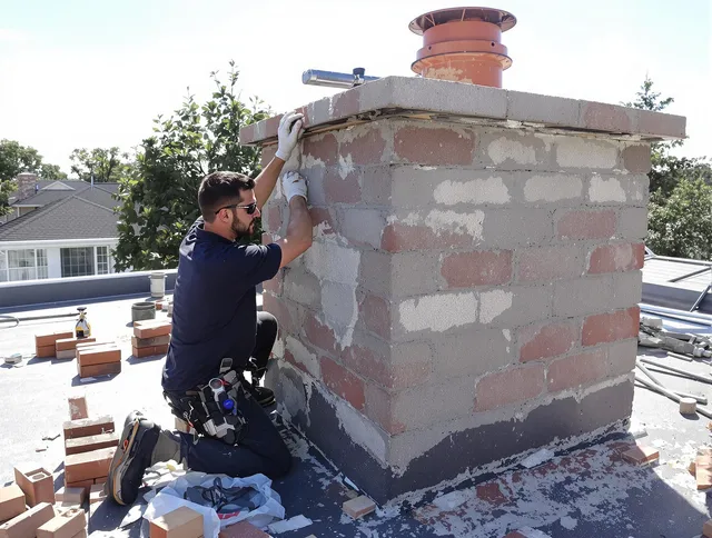 Advanced chimney repair process by Pickerington Chimney Sweep in Pickerington, OH