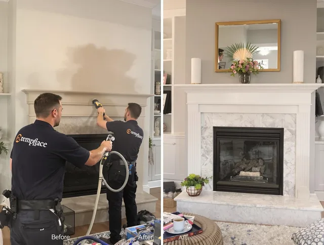 Professional soot removal by Pickerington Chimney Sweep team in Pickerington, OH